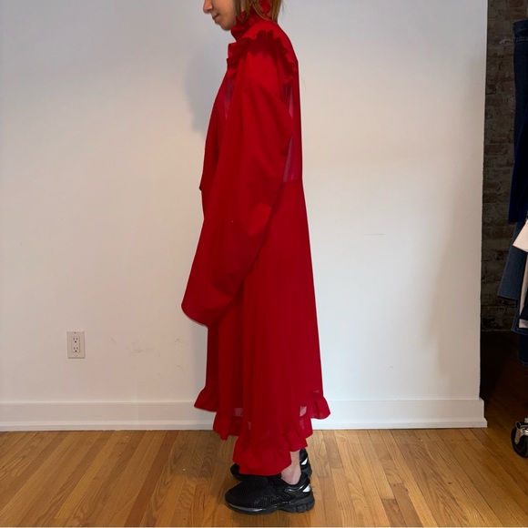 VETEMENTS Spring 2016  Runway Over-Sized Red Dress - Picture 15 of 15